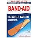 Band-Aid Brand Adhesive Bandages, Flexible Fabric, 30-Count All-One-Size (Pack of 6)