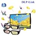ATC 2x 3D Ultra-Clear DLP Link compatible 3D Glasses for ALL 3D Ready DLP Projectors/Optoma,Mitsubishi,viewSonic,NEC,BenQ,Acer,Sharp,Vivitek,Casio,Dell,LG,Samsung,Toshiba,Panasonic,Sony,Epson,Hitachi,ASK,3M,Sanyo,phillips,ACTO,InFocus,JVC