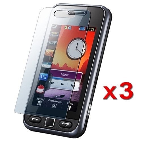 3-Pack Samsung S5230 Combo Screen Protector for Samsung S5230