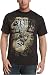 Zion Rootswear Men's Johnny Cash Lyrics T-Shirt,Black,Large