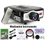 LCD Video Projector (Includes HDMI Cable & Extra Bulb) Great for DVD, Wii, XBox, Playstation