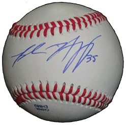 Brock Huntzinger Autographed ROLB Baseball, Boston Red Sox, Proof Photo