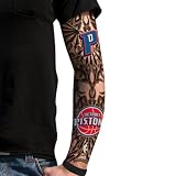 NBA Detroit Pistons Light Undertone Tattoo Sleeve
