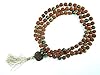 Develop Courage and Confidence- Tiger Eye Hindu Buddhist Prayer Meditation 108 Japa Mala Yoga Gift