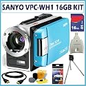 Sanyo VPC-WH1 720p HD Waterproof Camcorder + Accessory Kit