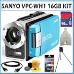 Sanyo VPC-WH1 720p HD Waterproof Camcorder + Accessory Kit
