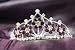Beautiful Bridal Wedding Flower Tiara Crown with Purple Crystal Party Accessories DH15764