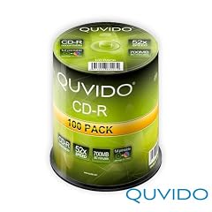 100 QUVIDO CD-R 80Min 52x full printable in Spindel // RiTEK