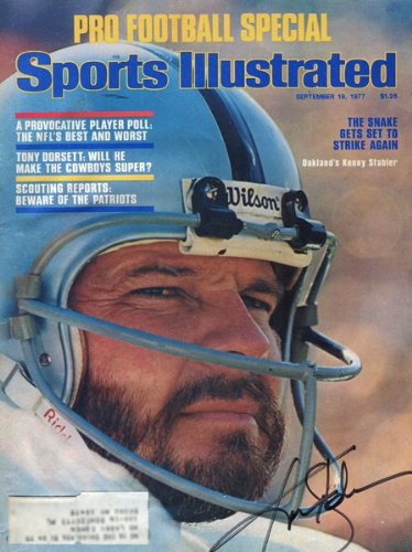 Kenny Stabler Autographed/Hand Signed September 19,1977 Sports Illustrated Football Magazine