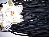 Faux Suede Cord 1mm Black 5 Meters
