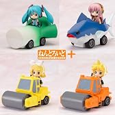 ねんどろいどぷらす ボーカロイド 激走プルバックカー ミク・リン・レン・ルカ 全４種セット