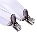 HDE Toddlers Suspenders Solid Color Adjustable Elastic Y Back with Metal Clips