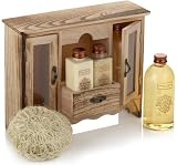Winter in Venice - Warm Vanilla Marshmallow Wooden Cupboard - Pamper Gift Set