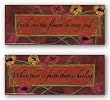 Springtime Poppies Set by Smith-Haynes 10"x4" Art Print Poster