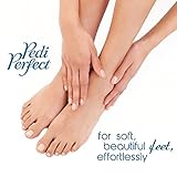 Amopé Pedi Perfect Luxury Pedicure Gift Set - Blue Electronic Foot File, Cream, Bag and more