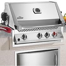 Natural Gas Napoleon Grills Prestige II 450 Series Built-In 29 Inch Infrared Grill in Stainless Steel