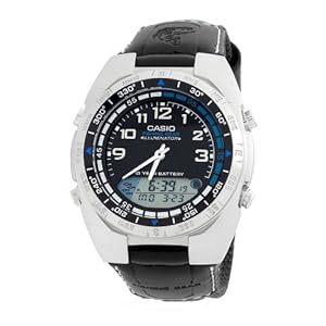 Casio Men's AMW700B-1AV Ana-Digi Forester Fishing Timer Watch