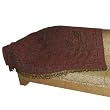 Blankets And Throws Pure Wool Asian Jacquard Pattern India 82 inches x 60 inches