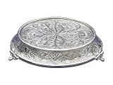 Glittering Silver Wedding Cake Stand Tapered 14