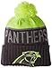 New Era NFL Carolina Panthers 2015 Upright Sport Knit, Upright Yellow/Graphite, One Size