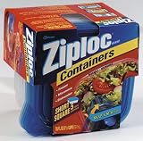 Ziploc Zippered Sandwich Bags - 125 Count