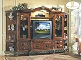 Home Elegance 8290-42 Barcelona Entertainment Center Wall Unit