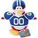 Disney Club Penguin 6.5 Inch Series 2 Plush Figure Football Player (Includes Coin with Code!)