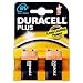 Duracell Plus MN1604 Alkaline 9 V Battery - 2-Pack