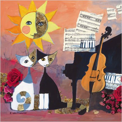 Eurographics H-K-RW2134 R. Wachtmeister, Dichiarazione D&acute;Amore, 20 x 20 cm, Keilrahmenbild Preisvergleich