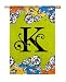 Gablecrest Monogram Silk Reflections Regular Size Flag - K