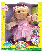 Cabbage Patch Kids Blonde Kid Pink Heart Dress Fashion Baby Doll, 14