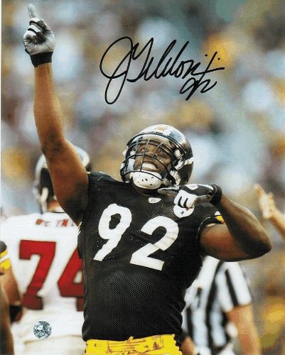 Autographed Jason Gildon Pittsburgh Steelers 8x10 Photo