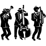 Jazz Trio Silhouettes   (3/Pkg)
