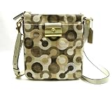 51FiRQiu3cL. SL160  Coach Kristin Op Art Signature Swingpack Crossbody Messenger Bag Purse 43725 Khaki Multi