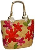 Coach Multicolored Floral Straw Extra-large Tote 12208 BNAWT