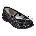 Toddler Girls' Circo® Adelaide Glitter Ballet Shoes - Black
