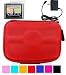 4n1 Assorted Color Cube Carrying Case for GPS Garmin Nuvi 200w 250w 260w 580 660 670 ...