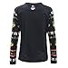 DREAGAL Women Long Sleeves Santa Claus Printed Christmas T Shirt Tops