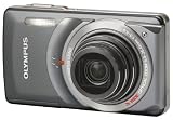 Olympus Mju-7010 Digitalkamera (12 Megapixel, 7-fach opt. Zoom, 6,9 cm (2,7 Zoll) Display, Bildstabilisator, AF-Verfolgung) Titanium Grey - 