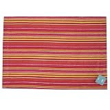 Savile Stripe Azalea Placemat