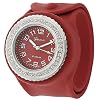 Geneva Women's Platinum Silicone Slap Watch
