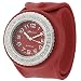 Geneva Women's Platinum Silicone Slap Watch