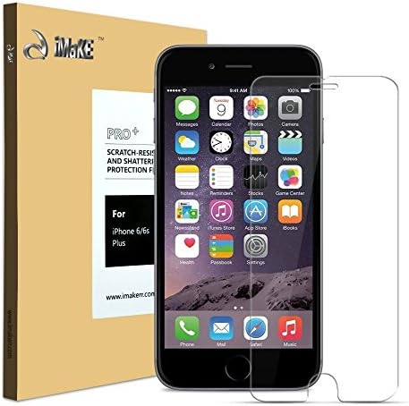 KingBoxing Premium Tempered Glass Screen Protector for iPhone 6s 6 plus - Transparent (0.33mm Ultra Clear)