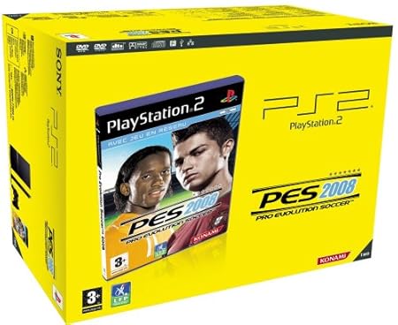 PS2 Konsole + PES 2008