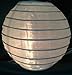 Spring Rose(TM) White Paper Lantern Party String Lights. These Are Perfect For Wedding Decorations. Great For Small Get-Togethers or Large Events. Be Sure You Add These to Your List of Party Supplies!!!