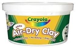 Crayola Air Dry Clay 2.5 Lb Bucket, White