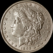 1899-O Morgan Silver Dollar AU-image