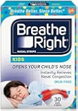 Breathe Right Nasal Strips Kids 30-count Boxes with Colorful Strips Pack of 2