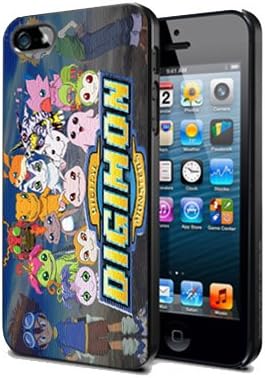 Case Cover Silicone Iphone 5 5s Digimon Cartoon Dm8 Protection Design