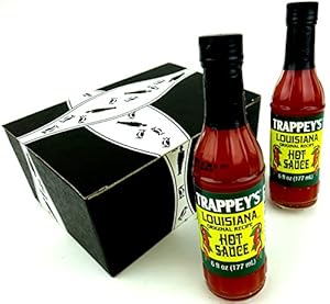 Trappey's Louisiana Original Recipe Hot Sauce, 6 oz Bottles in a Gift Box (Pack of 2)